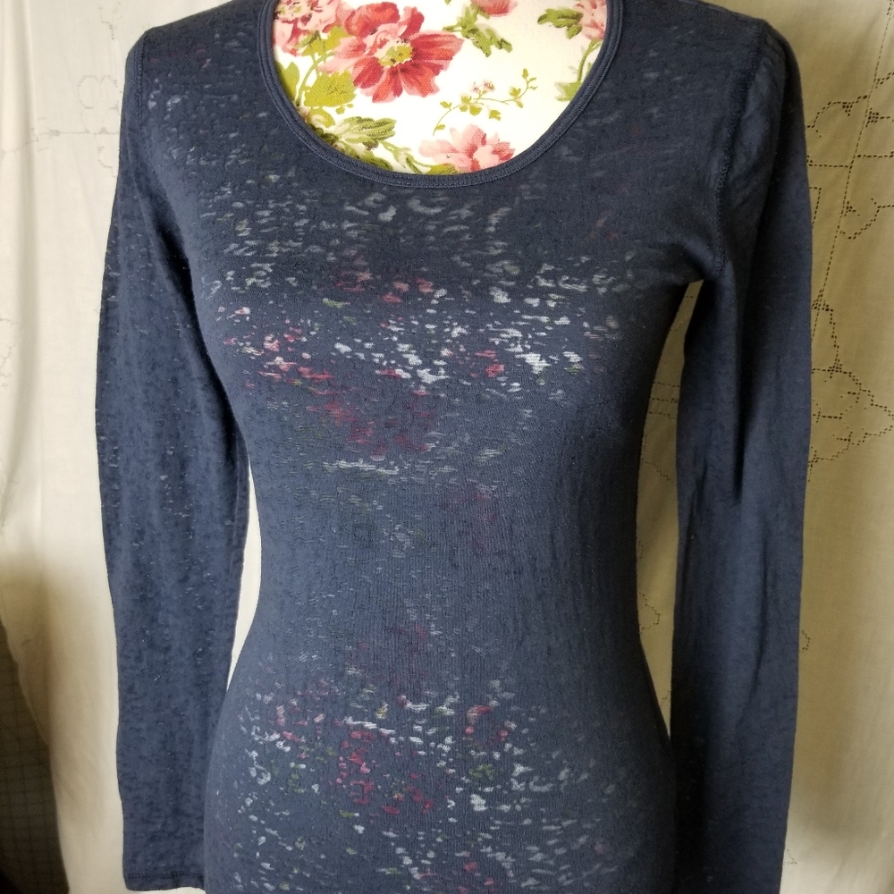 shirt by Mudd size M,navy blue.